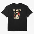 Front Print France Soccer World Cup 2026 - French Fan Gift T-Shirt_84561762 Classic T-Shirt Bring a Champion Mindset to FIFA World Cup 2026 Highlighting Cristiano Ronaldo, Haaland and CR7, Argentina and Brazil Energy, Vintage Soccer Flavor, Modern
