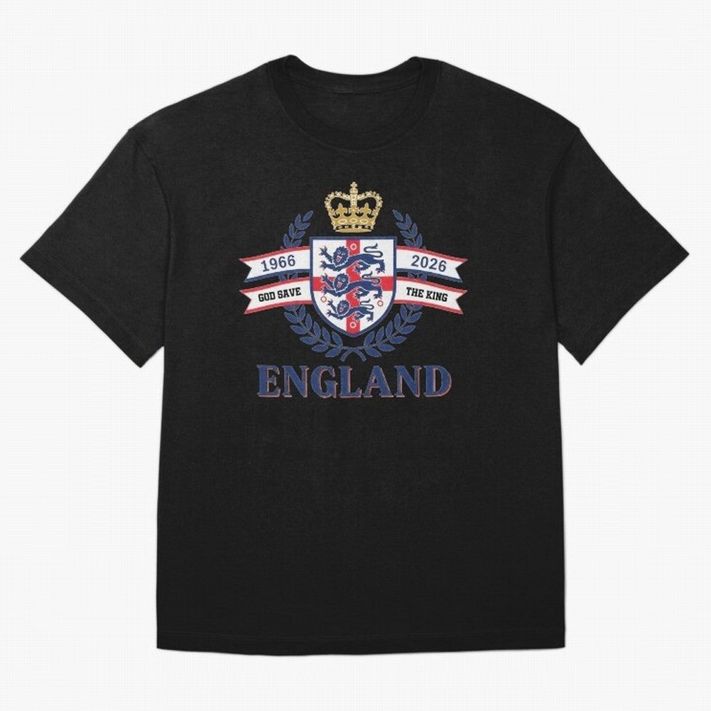 Royal England Football Spirit Classic T-Shirt Cheer for FIFA World Cup 2026 USA Canada Mexico for Fans of Messi, Neymar and Mbappe and Spain, Bringing Stadium Chants, National Pride, Trophy Dreams and Unforgettable Football Memories; Created for