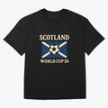 Scotland World Cup 2026 Oversized T-Shirt Experience the Global Stage of FIFA World Cup 2026 Spirit, Connected to Argentina, Messi, Neymar and Mbappe, Goal Celebration Energy, Supporter Heritage, Football Icons and Worldwide Tournament Joy; Ideal