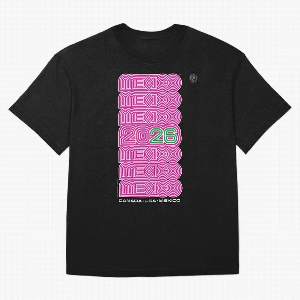 Mexico Retro Soccer 26 ¨C Canada USA Mexico 26¨C Bold Vintage Typography Oversized T-Shirt Feel the Roar of Match Day Hype around FIFA World Cup 2026 USA Canada Mexico, Cristiano Ronaldo, Haaland and CR7, Germany, Football Passion, Legendary