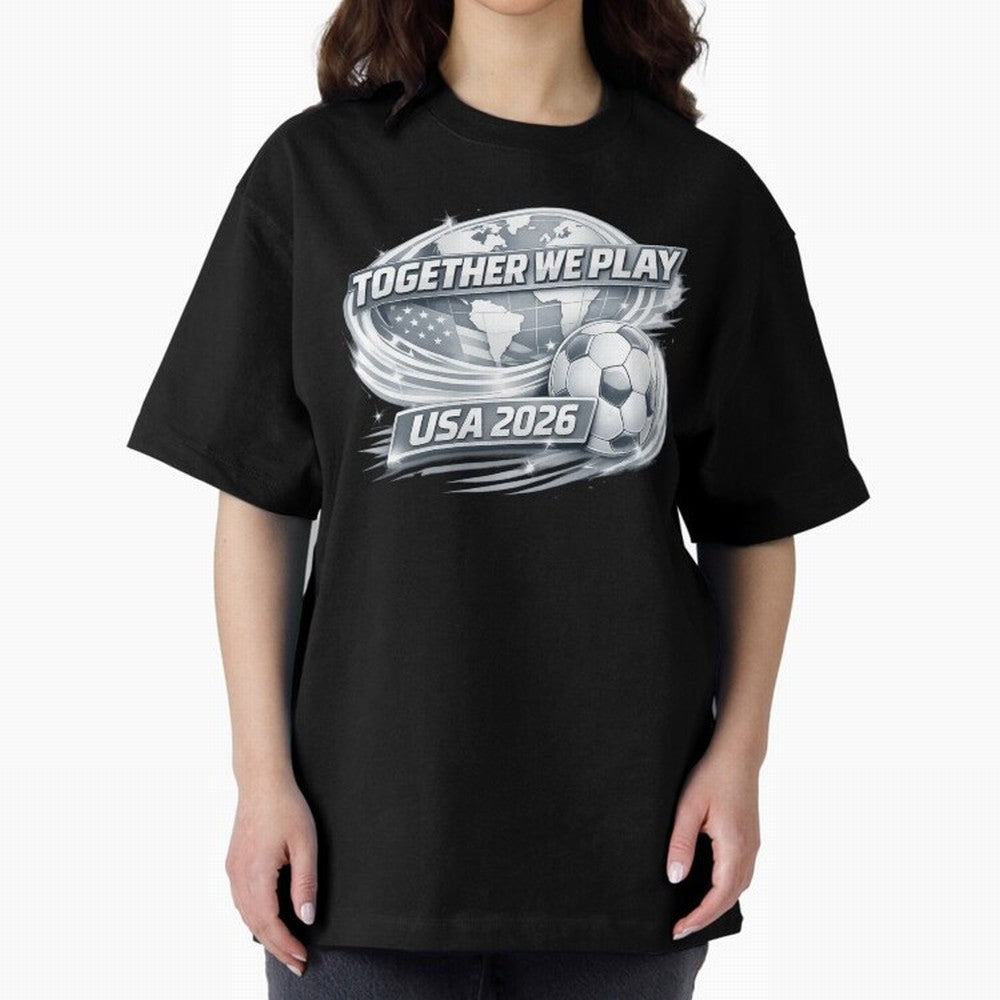 World Cup 2026 Oversized T-Shirt Bring a Champion Mindset to the FIFA World Cup 2026 Group Stage Journey through Mbappe Highlights, England and Germany Pride, Football History, Final Match Energy, Crowd Noise and Once in a Lifetime Moments; Ideal