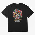 World Cup 2026 Flag Fusion Football T-Shirt Oversized T-Shirt Make Your Look Match Global Football Passion for FIFA World Cup 2026 USA Canada Mexico, Made for Messi and Cristiano Ronaldo, England, Champion Mindset, Group Stage Buzz, Knockout