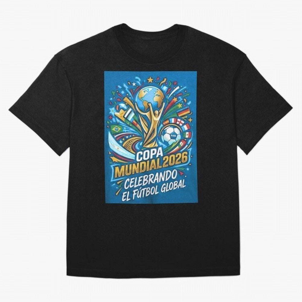 World Cup Oversized T-Shirt Relive the Noise and Pride of FIFA World Cup 2026 Inspired by Haaland, Portugal, Spain and Germany Energy, Game Day Rituals, Football Legends, Country Pride and the Road to the Final; Perfect for People Who Love