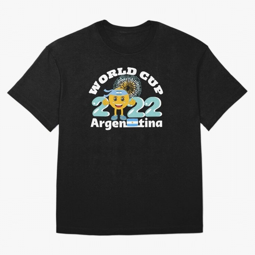 Football World Cup 2022 Winner. Argentina 2022. Oversized T-Shirt Celebrate Classic Football Spirit in FIFA World Cup 2026 USA Canada Mexico for Fans of Neymar and France and Portugal, Bringing Global Supporter Spirit, Legendary Goals, National