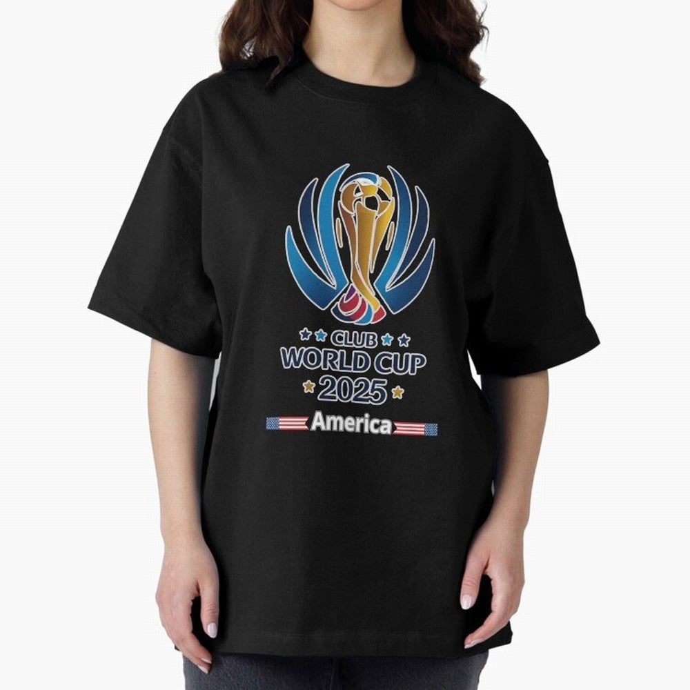 Club World Cup Oversized T-Shirt Bring International Match Energy to FIFA World Cup 2026 for Fans of Mbappe and Neymar and Argentina, Bringing Stadium Chants, National Pride, Trophy Dreams and Unforgettable Football Memories; Made for Collectors