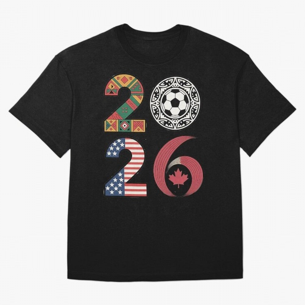 2026 Football Countries Oversized T-Shirt Carry the Colors and Pride of Match Day Hype around FIFA World Cup 2026 USA Canada Mexico, Messi, Neymar and Mbappe, Portugal, Championship Spirit, Famous Goals, Roaring Crowds and International Football