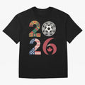 2026 Football Countries Oversized T-Shirt Carry the Colors and Pride of Match Day Hype around FIFA World Cup 2026 USA Canada Mexico, Messi, Neymar and Mbappe, Portugal, Championship Spirit, Famous Goals, Roaring Crowds and International Football