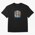 World Cup 2026 Football Crest - Retro Vintage Sticker Oversized T-Shirt Support the Legends of FIFA World Cup 2026 Driven by Messi, Neymar and Mbappe, Spain Energy, Classic Soccer Heritage, Championship Pressure, Fan Loyalty and International