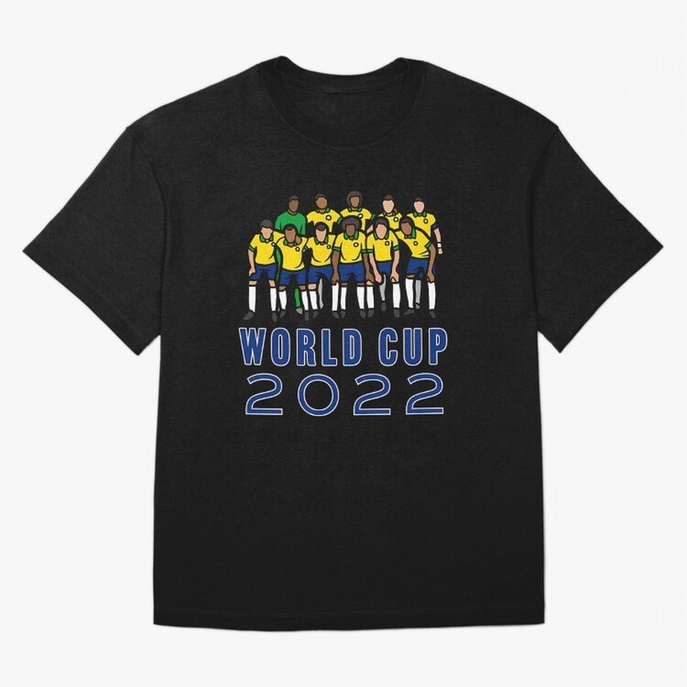 World Cup 2022 Oversized T-Shirt Show Match Day Excitement for FIFA World Cup 2026 Group Stage Spirit, Connected to Brazil, CR7, Classic Soccer Heritage, Championship Pressure, Fan Loyalty and International Pride; Built for Supporters Chasing