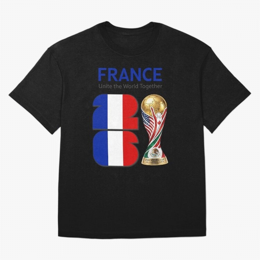 World Cup 2026, IMG 030, FRANCE 001 Oversized T-Shirt Mark FIFA World Cup 2026 Inspired by Mbappe, Germany Energy, Sports Nostalgia, International Competition, Famous Players and Unforgettable Victories; Perfect for Supporters Who Want Bold