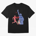 2026 Soccer Cup One Game One Passion One World Sports Fan Design Oversized T-Shirt Bring Retro Soccer Energy to FIFA World Cup 2026 for Fans of Messi and Cristiano Ronaldo and England, France and Netherlands, Bringing Football History, Final Match