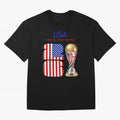 World Cup 2026, IMG 020, USA 001 Oversized T-Shirt Represent FIFA World Cup 2026 Group Stage for Fans of Neymar and Brazil, Bringing Goal Celebration Energy, Supporter Heritage, Football Icons and Worldwide Tournament Joy; Made for Die Hard