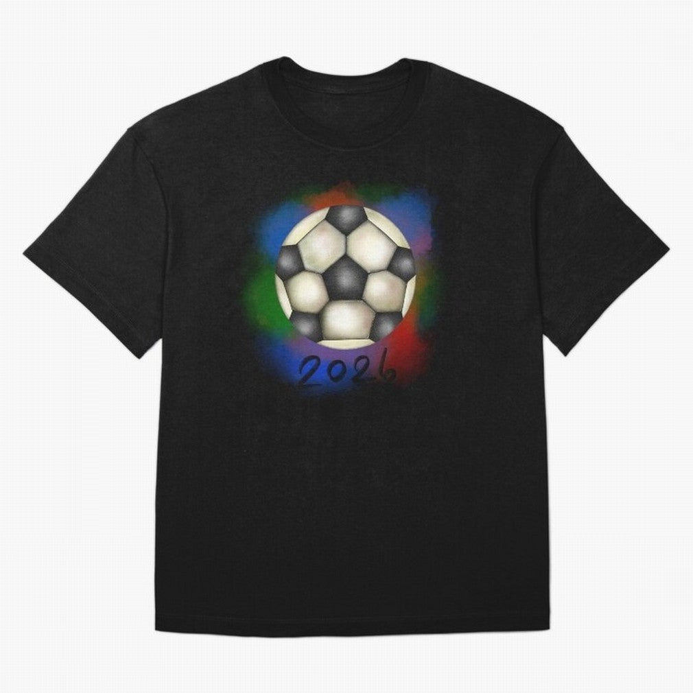 Football soccer Oversized T-Shirt Keep the Match Day Mood of FIFA World Cup 2026 Group Stage Spirit, Capturing Germany, Cristiano Ronaldo, Global Supporter Spirit, Legendary Goals, National Colors and Tournament Celebration; Created for Match Day