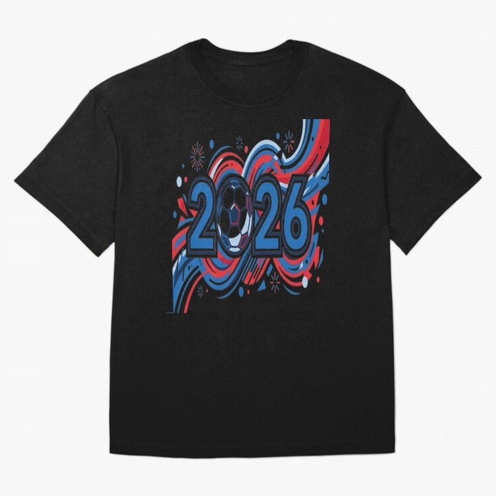 Football 2026 Oversized T-Shirt Bring Bold Fan Energy to the FIFA World Cup 2026 Journey through Haaland Highlights, Spain and Netherlands Pride, Fan Favorite Moments, National Team Passion, Big Match Drama and Soccer History; Perfect for People