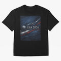 USA 2026 Soccer Design Inspired Oversized T-Shirt Mark FIFA World Cup 2026 USA Canada Mexico Spirit, Inspired by Brazil, Portugal and Argentina, Mbappe, Classic Soccer Heritage, Championship Pressure, Fan Loyalty and International Pride; Ideal for