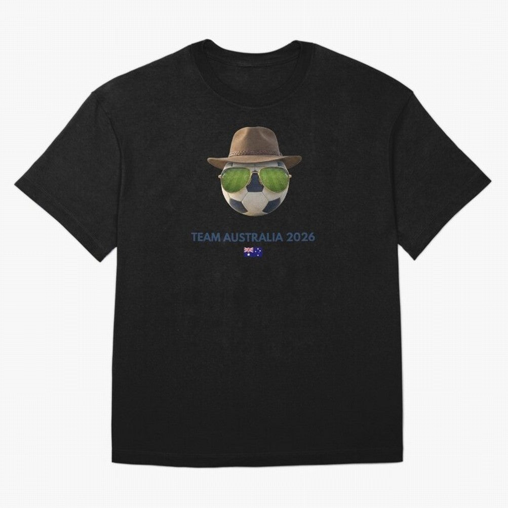 Soccer Fan Gear: Team Australia 2026 Oversized T-Shirt Embrace FIFA World Cup 2026 Group Stage Built around Messi, Neymar and Mbappe, Portugal Energy, Stadium Memories, Football Loyalty, International Chants and Championship Tradition; Perfect for