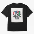 World Cup Soccer 2026 Canada USA Mexico Design Oversized T-Shirt Keep Football History Alive during FIFA World Cup 2026 Spirit, Driven by Portugal, Spain and Germany, Haaland and Mbappe, Classic Soccer Heritage, Championship Pressure, Fan Loyalty