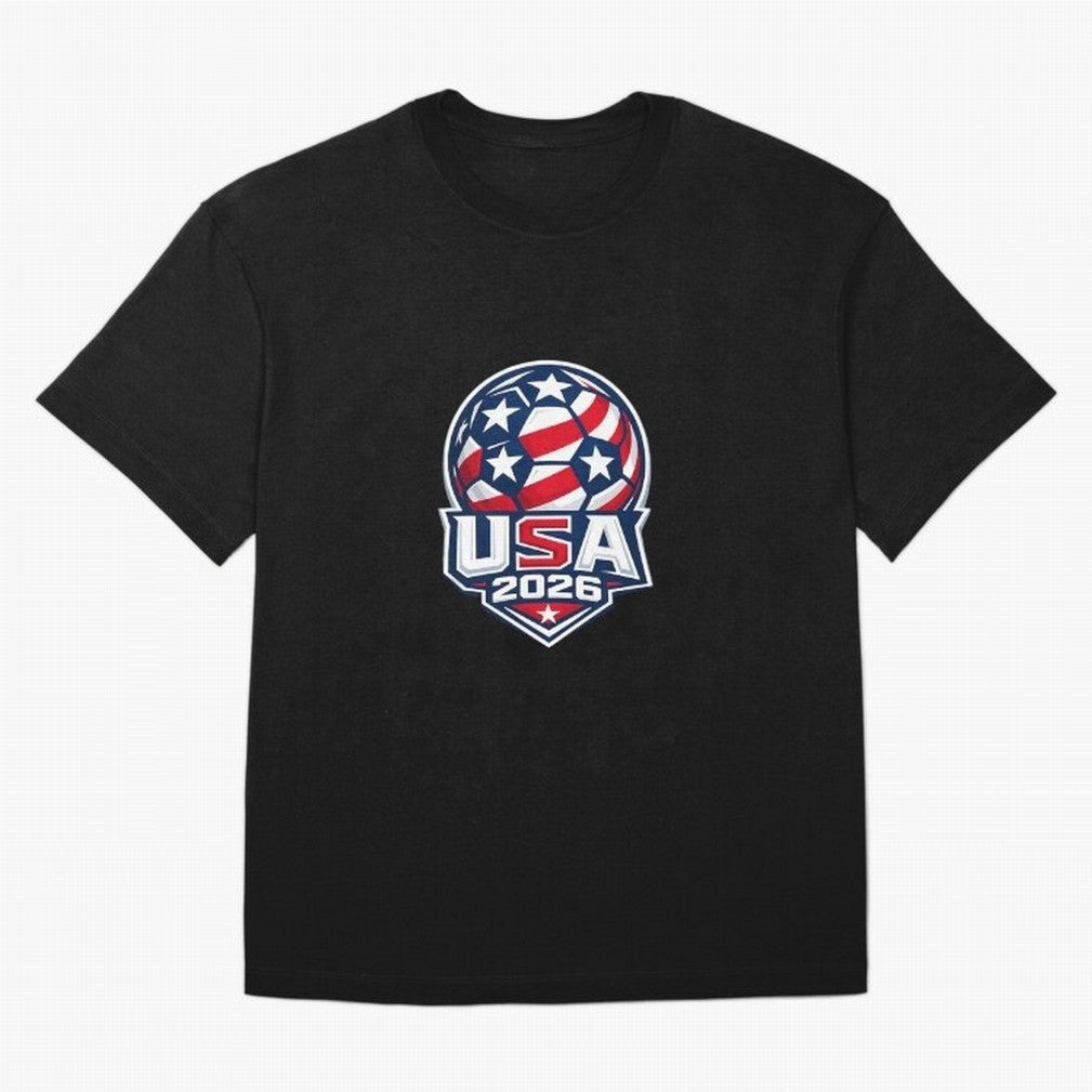 Usa 2026 World Cup - Star Spangled Soccer - American Host Fan Oversized T-Shirt Feel the Heartbeat of Match Day Hype around FIFA World Cup 2026, Haaland, Netherlands, Football History, Final Match Energy, Crowd Noise and Once in a Lifetime Moments;