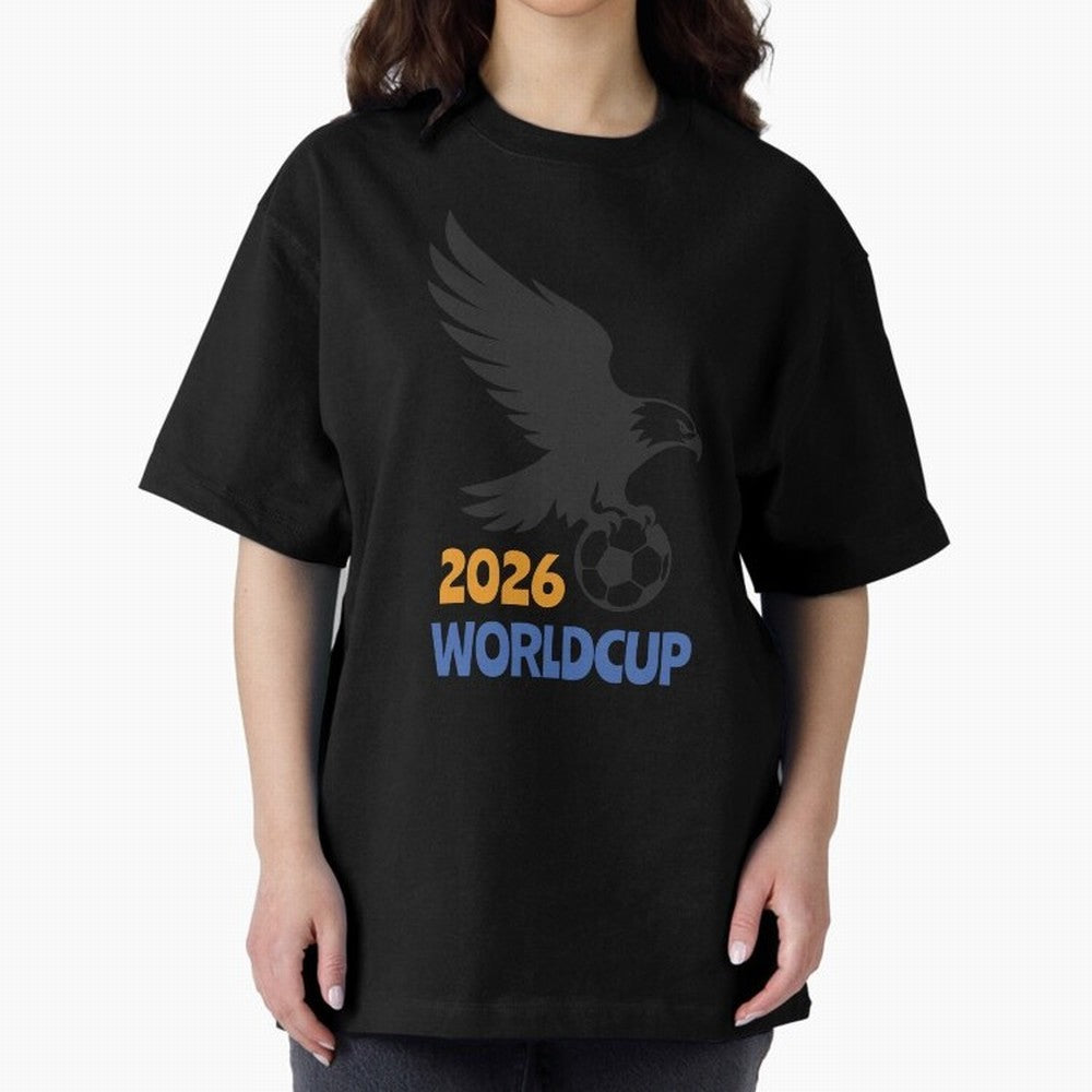 world cup 2026 Oversized T-Shirt Celebrate Classic Football Spirit in Match Day Hype around FIFA World Cup 2026, Messi and Cristiano Ronaldo, Argentina and Brazil, Football History, Final Match Energy, Crowd Noise and Once in a Lifetime Moments;