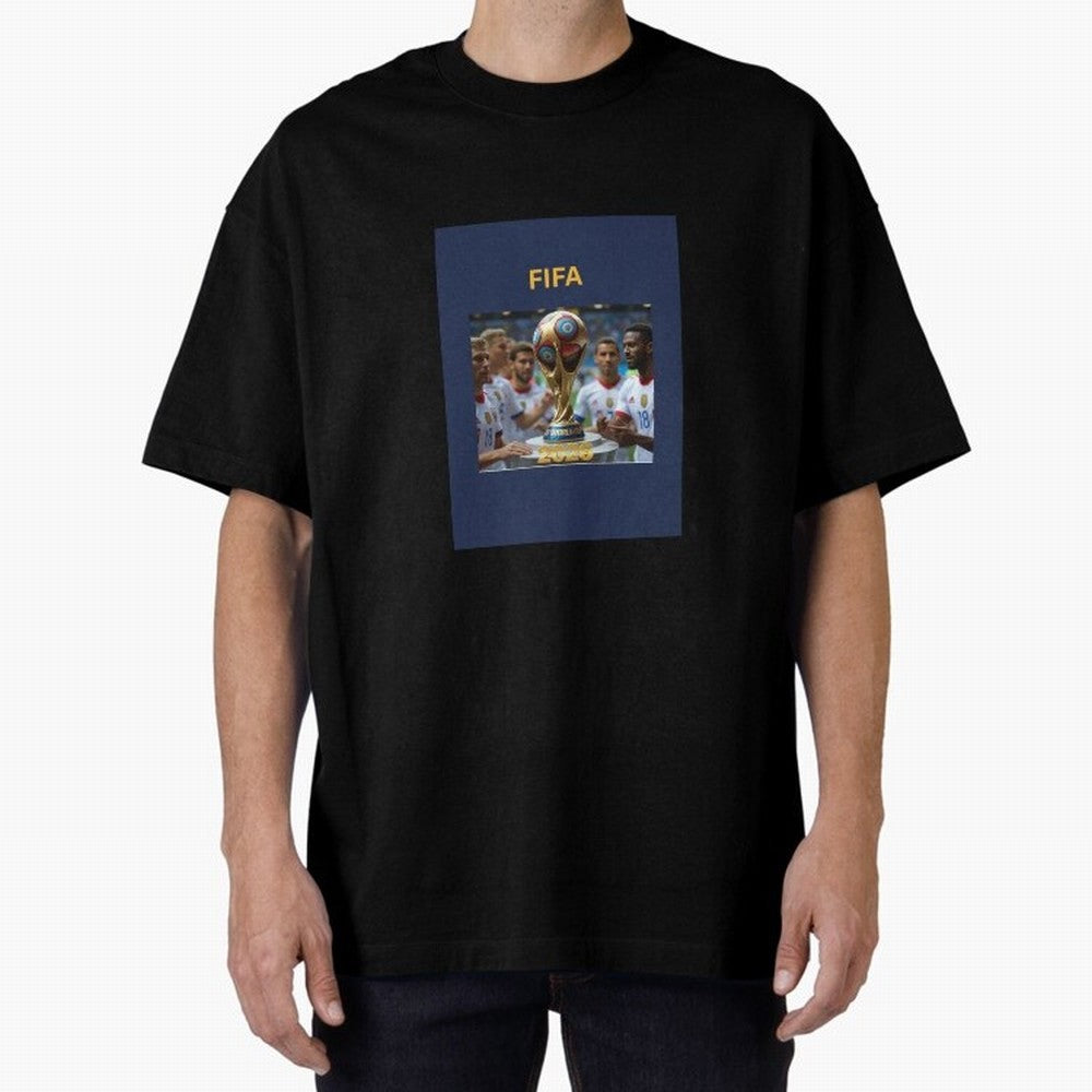 WORLD CUP FOOTBALL 2026 Oversized T-Shirt Back Your Heroes with FIFA World Cup 2026 USA Canada Mexico for Fans of Mbappe and Spain, Bringing Football Passion, Legendary Performances, Festival Vibes and Supporter Community; Made for Die Hard