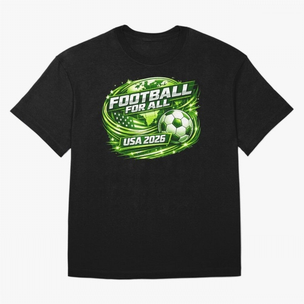 World Cup 2026 Oversized T-Shirt Make Every Match About Global Football Passion for FIFA World Cup 2026, Centered on Cristiano Ronaldo, France, Game Day Rituals, Football Legends, Country Pride and the Road to the Final; Perfect for Supporters Who