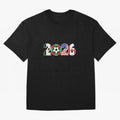 North American Soccer Spirit Team 2026 T-Shirt_82770209 Oversized T-Shirt Enjoy FIFA World Cup 2026 Group Stage Made for Messi, Argentina and Brazil Energy, Football Passion, Legendary Performances, Festival Vibes and Supporter Community; Built for