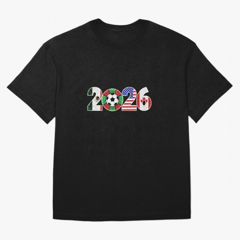 North American Soccer Spirit Team 2026 T-Shirt_82770209 Oversized T-Shirt Enjoy FIFA World Cup 2026 Group Stage Made for Messi, Argentina and Brazil Energy, Football Passion, Legendary Performances, Festival Vibes and Supporter Community; Built for