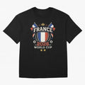 France World Cup 2026 Football Heritage - Les Bleus Crest Oversized T-Shirt Make the Season About Match Day Hype around FIFA World Cup 2026 Group Stage, CR7 and Messi, Argentina, France and Brazil, Soccer Culture, Superstar Moments, National Team