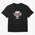 North American Soccer Animals 2026 Oversized T-Shirt Back the Journey through FIFA World Cup 2026 Group Stage Spirit, Filled with Portugal, Spain and Germany, Haaland and Mbappe, Match Day Excitement, Supporter Culture, Golden Goals and Global