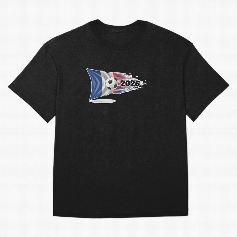 France Soccer 2026 Fan Tee: Bleu-Blanc-Rouge Flag Football Design | Perfect Gift for World Cup Fans! Oversized T-Shirt Honor Football Greatness during Match Day Hype around FIFA World Cup 2026, Haaland, England and Germany, Stadium Memories,