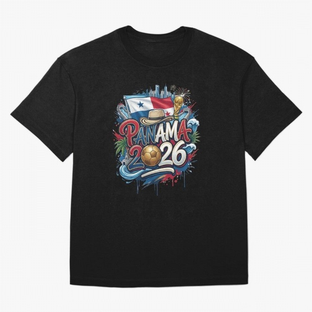 Panama World Cup 2026 Football Legacy Oversized T-Shirt Represent Fans Who Live for the FIFA World Cup 2026 Journey through Messi, CR7 and Mbappe Highlights, Argentina, France and Brazil Pride, Football Passion, Legendary Performances, Festival