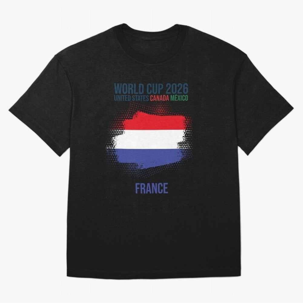 FRANCE WORLD CUP 2026 Oversized T-Shirt Discover Global Football Passion for FIFA World Cup 2026, Capturing Messi, Neymar and Mbappe, England, Game Day Rituals, Football Legends, Country Pride and the Road to the Final; Perfect for Fans,