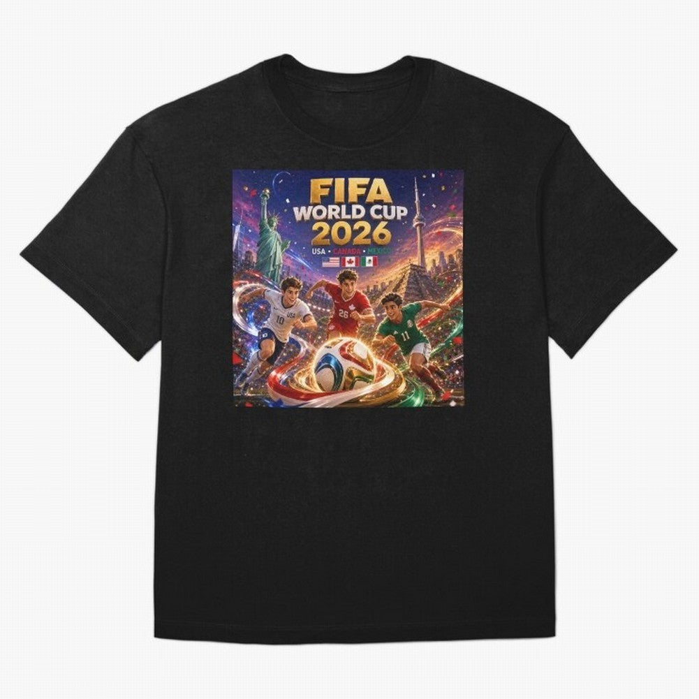 Host Nations Football 2026 #football 2026 Oversized T-Shirt Remember Iconic Moments from Match Day Hype around FIFA World Cup 2026, Messi, CR7 and Mbappe, Portugal, Global Supporter Spirit, Legendary Goals, National Colors and Tournament