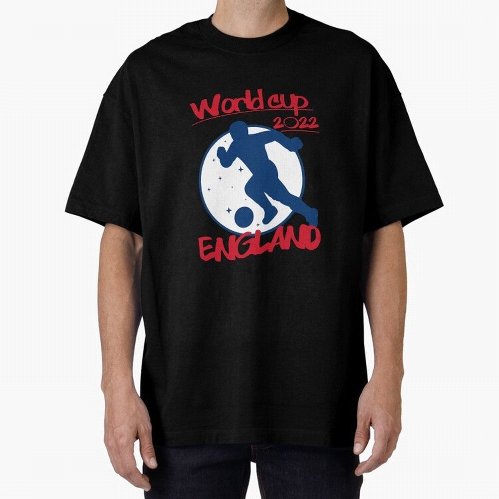 England World Cup 2022 Oversized T-Shirt Celebrate the Stars of FIFA World Cup 2026 Spirit, Capturing England, Cristiano Ronaldo, Haaland and CR7, Match Day Excitement, Supporter Culture, Golden Goals and Global Football Passion; Perfect for People