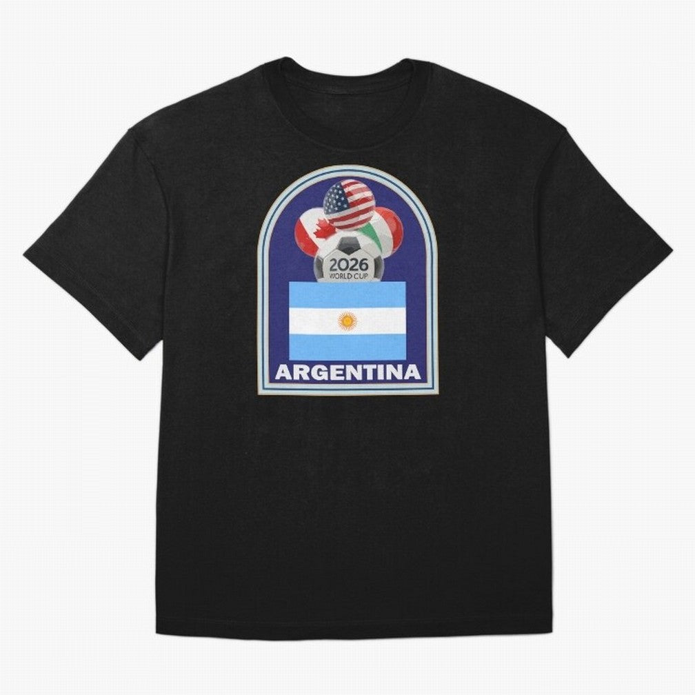 Argentina 2026 Soccer T-shirt Oversized T-Shirt Remember FIFA World Cup 2026 Spirit, Featuring England, Cristiano Ronaldo, Stadium Chants, National Pride, Trophy Dreams and Unforgettable Football Memories; Ideal for Football Dads, Football Moms,