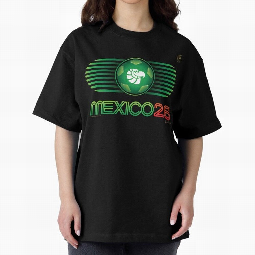Mexico 26 World Cup Retro Logo. Autographed Oversized T-Shirt Get Ready for the FIFA World Cup 2026 Group Stage Journey through Cristiano Ronaldo, Haaland and CR7 Highlights, France Pride, Vintage Soccer Flavor, Modern Football Stars, National