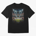The World Plays As One - World Cup 2026 Soccer Fan Tee Oversized T-Shirt Celebrate Football Dreams Across FIFA World Cup 2026 USA Canada Mexico for Fans of Messi, CR7 and Mbappe and Portugal, Bringing Fan Favorite Moments, National Team Passion,