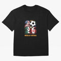 United By Football Soccer Fan Gear 2026 Oversized T-Shirt Fuel the Hype around FIFA World Cup 2026 for Fans of Messi, CR7 and Mbappe and Germany, Bringing Global Supporter Spirit, Legendary Goals, National Colors and Tournament Celebration; Great