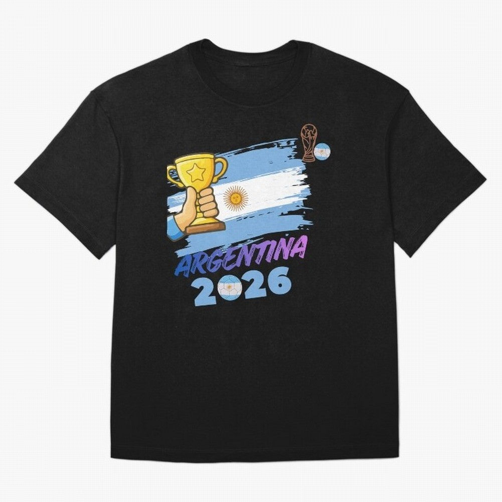 Argentina world cup design Oversized T-Shirt Stand Out with Spirit from Match Day Hype around FIFA World Cup 2026 USA Canada Mexico, CR7 and Messi, Argentina, Tournament Hype, Historic Matchups, Family Viewing Parties and Global Sports Pride; Built