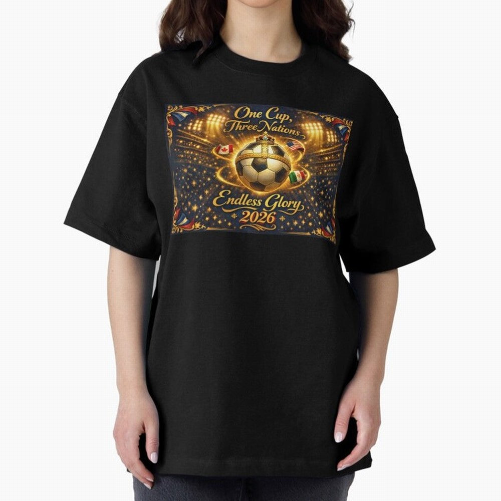 2026 World Cup Celebration inpired by renaissance art Oversized T-Shirt Relive the Noise and Pride of FIFA World Cup 2026 Driven by Messi, CR7 and Mbappe, Germany Energy, Classic Soccer Heritage, Championship Pressure, Fan Loyalty and International