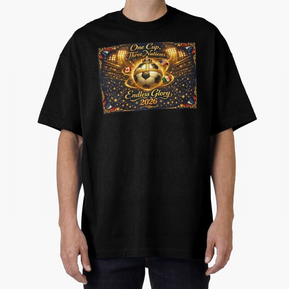 2026 World Cup Celebration inpired by renaissance art Oversized T-Shirt Relive the Noise and Pride of FIFA World Cup 2026 Driven by Messi, CR7 and Mbappe, Germany Energy, Classic Soccer Heritage, Championship Pressure, Fan Loyalty and International
