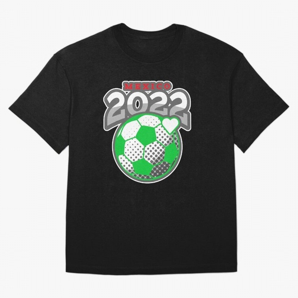 Mexico Futbol 2022 , Futbol Soccer Oversized T-Shirt Bring Trophy Dreams to FIFA World Cup 2026 Built around Messi, CR7 and Mbappe, England and Germany Energy, Sports Nostalgia, International Competition, Famous Players and Unforgettable Victories;