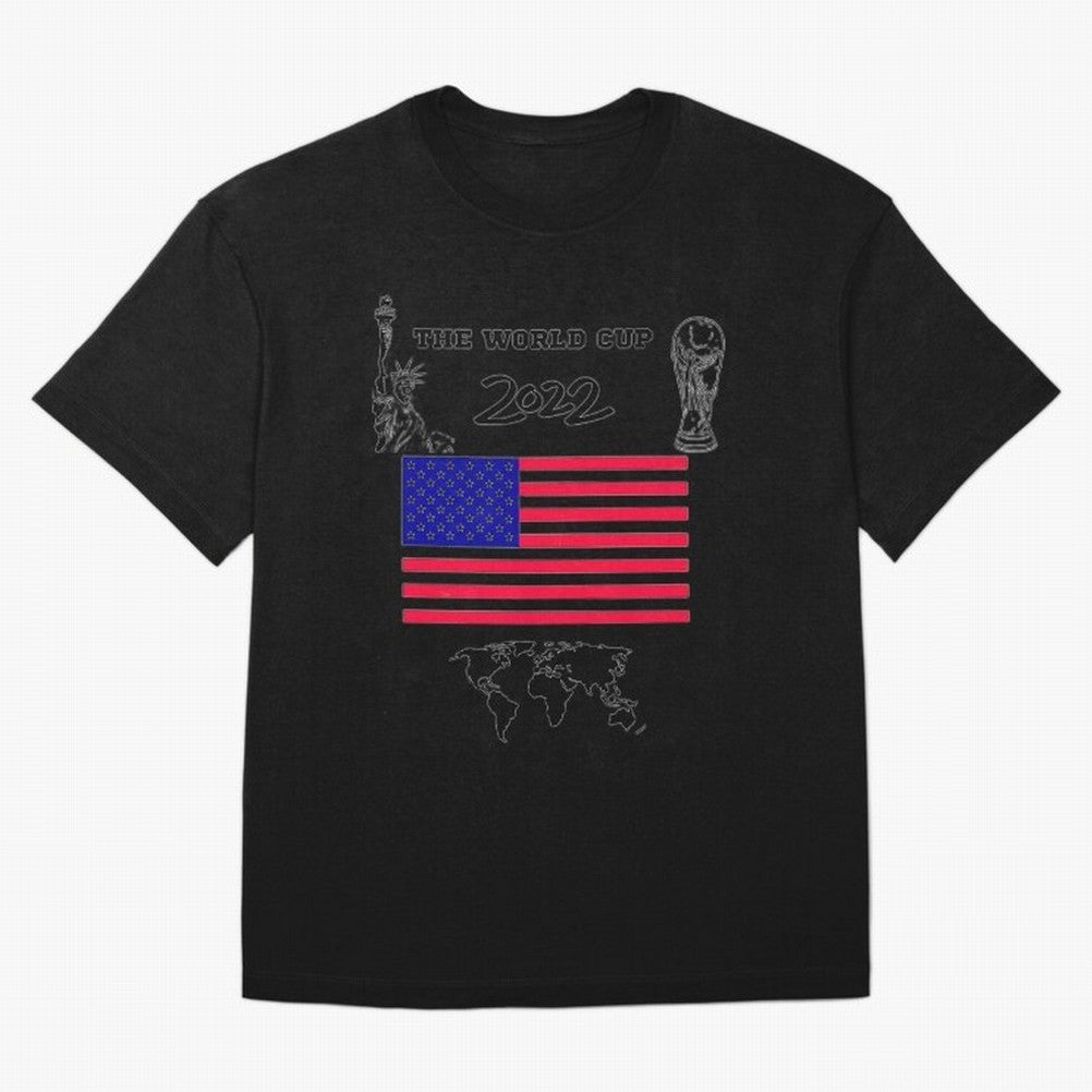 T-shirt for World cup, USA Oversized T-Shirt Bring a Vintage Feel to FIFA World Cup 2026 Group Stage for Fans of Messi, CR7 and Mbappe and Argentina and Brazil, Bringing Champion Mindset, Group Stage Buzz, Knockout Tension and Passionate Fan
