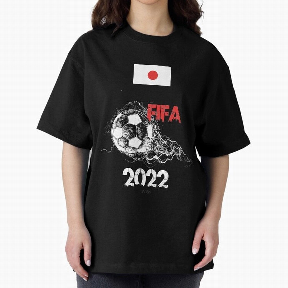 World Cup Qatar 2022 Japan Oversized T-Shirt Bring Global Tournament Vibes to the FIFA World Cup 2026 USA Canada Mexico Journey through Haaland Highlights, England and Germany Pride, Goal Celebration Energy, Supporter Heritage, Football Icons and