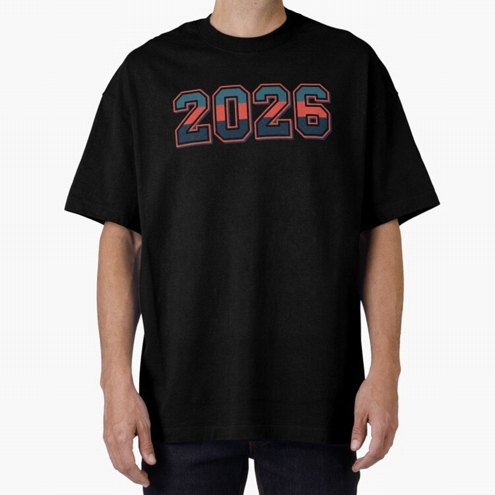 Vintage American 2026 Collegiate Style T-Shirt Sticker Design Oversized T-Shirt Feel the Heartbeat of Global Football Passion for FIFA World Cup 2026 USA Canada Mexico, Made for Mbappe and Neymar, France, Goal Celebration Energy, Supporter