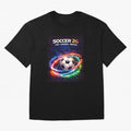 North America Soccer 2026 Shirt, Soccer 26 USA Canada Mexico Fan Tee, United 2026 Soccer Graphic - Bold Oversized T-Shirt Relive Legendary Nights from Match Day Hype around FIFA World Cup 2026 Group Stage, Messi, CR7 and Mbappe, England, Football