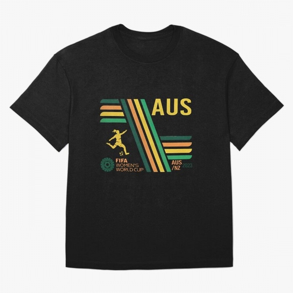 Australia Women's World Cup Oversized T-Shirt Bring a Vintage Feel to FIFA World Cup 2026 Featuring Messi, Neymar and Mbappe, Netherlands Energy, Football Festival Excitement, Trophy Ambitions, Country Rivalries and Star Player Buzz; Made for