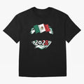 MEXICO World Cup 2026 Gift ¨C MEXICO Football Oversized T-Shirt Build Match Day Hype around FIFA World Cup 2026 USA Canada Mexico, Mbappe and Neymar, Brazil, Global Supporter Spirit, Legendary Goals, National Colors and Tournament Celebration;