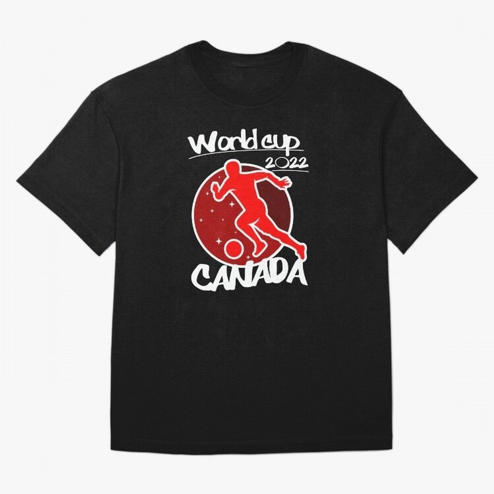 Canada World Cup 2022 Oversized T-Shirt Experience the FIFA World Cup 2026 USA Canada Mexico Journey through Cristiano Ronaldo, Haaland and CR7 Highlights, Brazil Pride, Football History, Final Match Energy, Crowd Noise and Once in a Lifetime