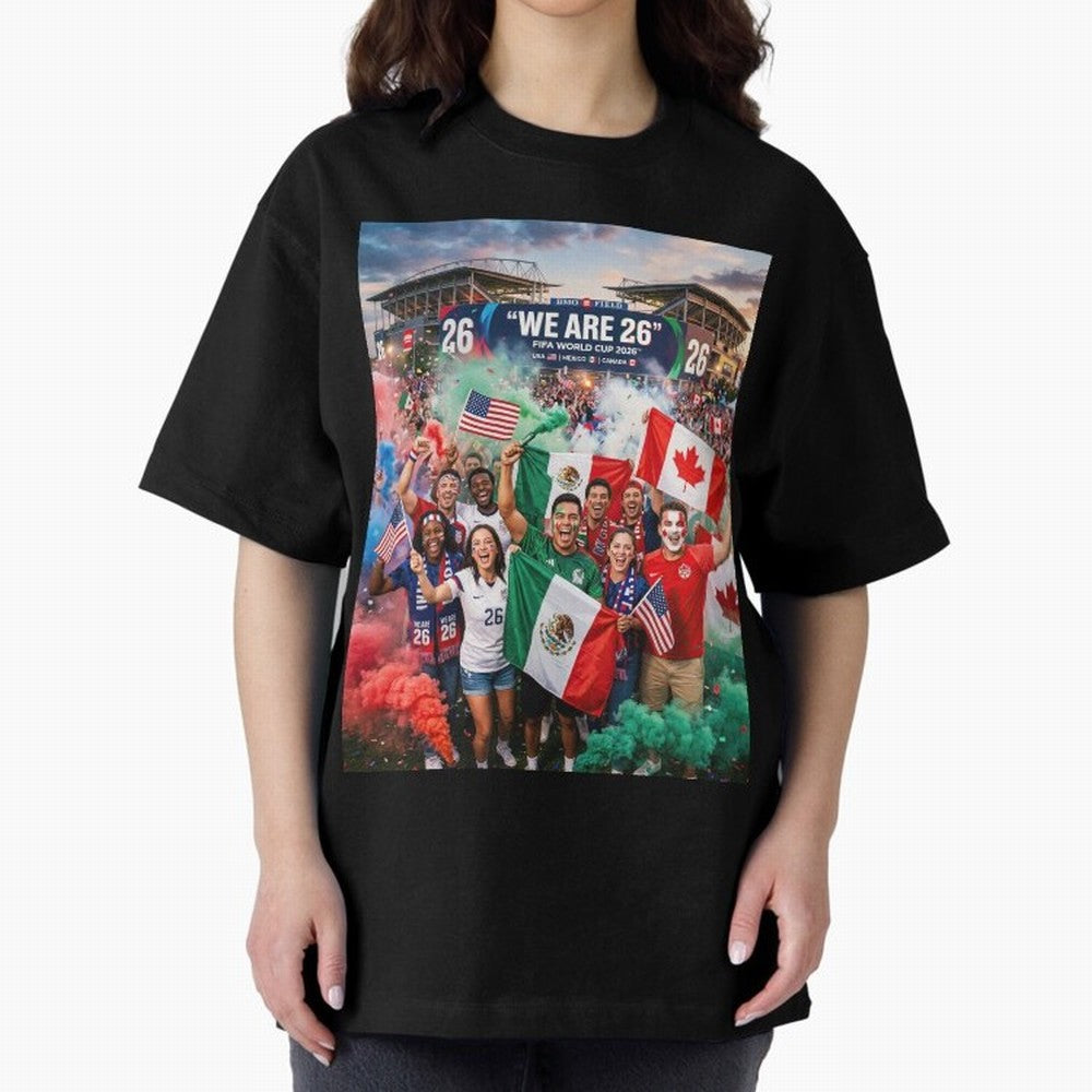 2026 World Cup Fans Celebrate Oversized T-Shirt Experience the Global Stage of the FIFA World Cup 2026 Journey through Messi and Cristiano Ronaldo Highlights, Germany Pride, Stadium Chants, National Pride, Trophy Dreams and Unforgettable Football